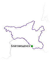 Зона обслуживания. Амурская область
